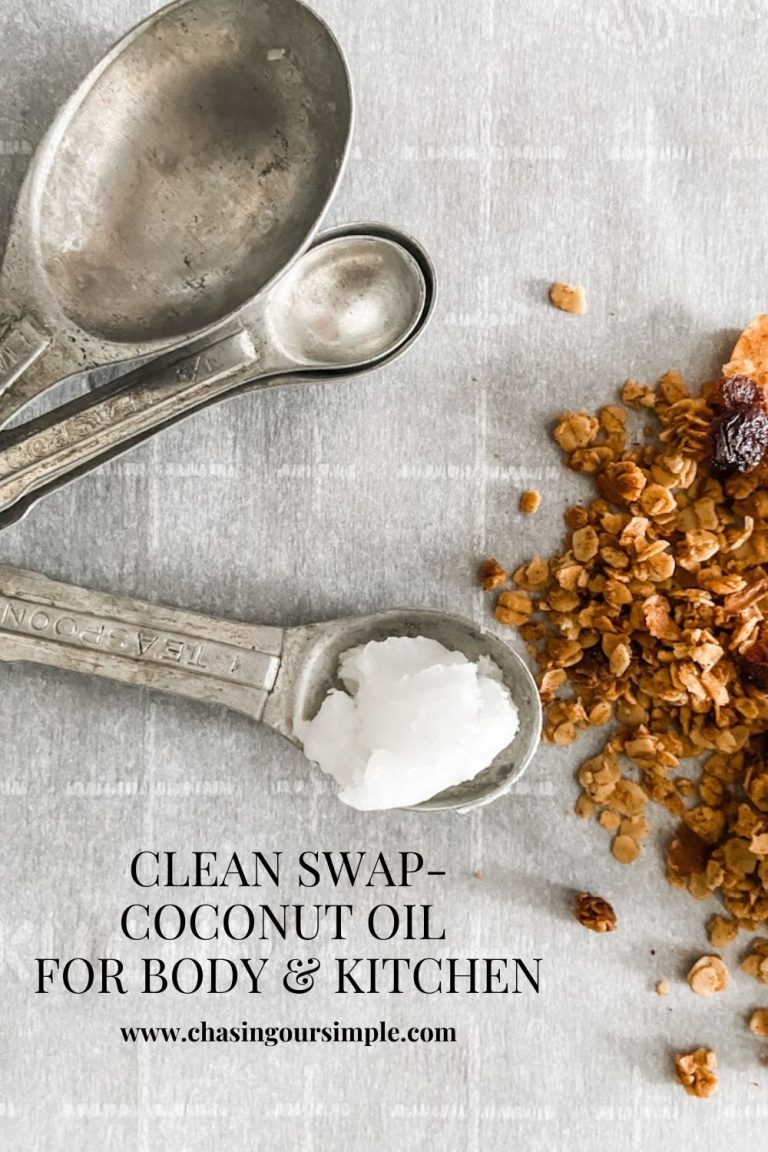 Coconut Oil Clean Swap-One Good Thing
