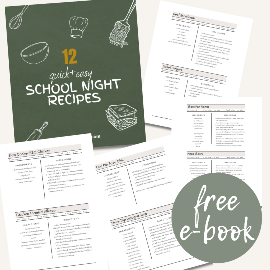 12 quick and easy school night dinner recipes