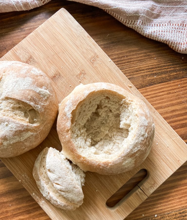 Easy Homemade Sourdough Bread Bowl Recipe