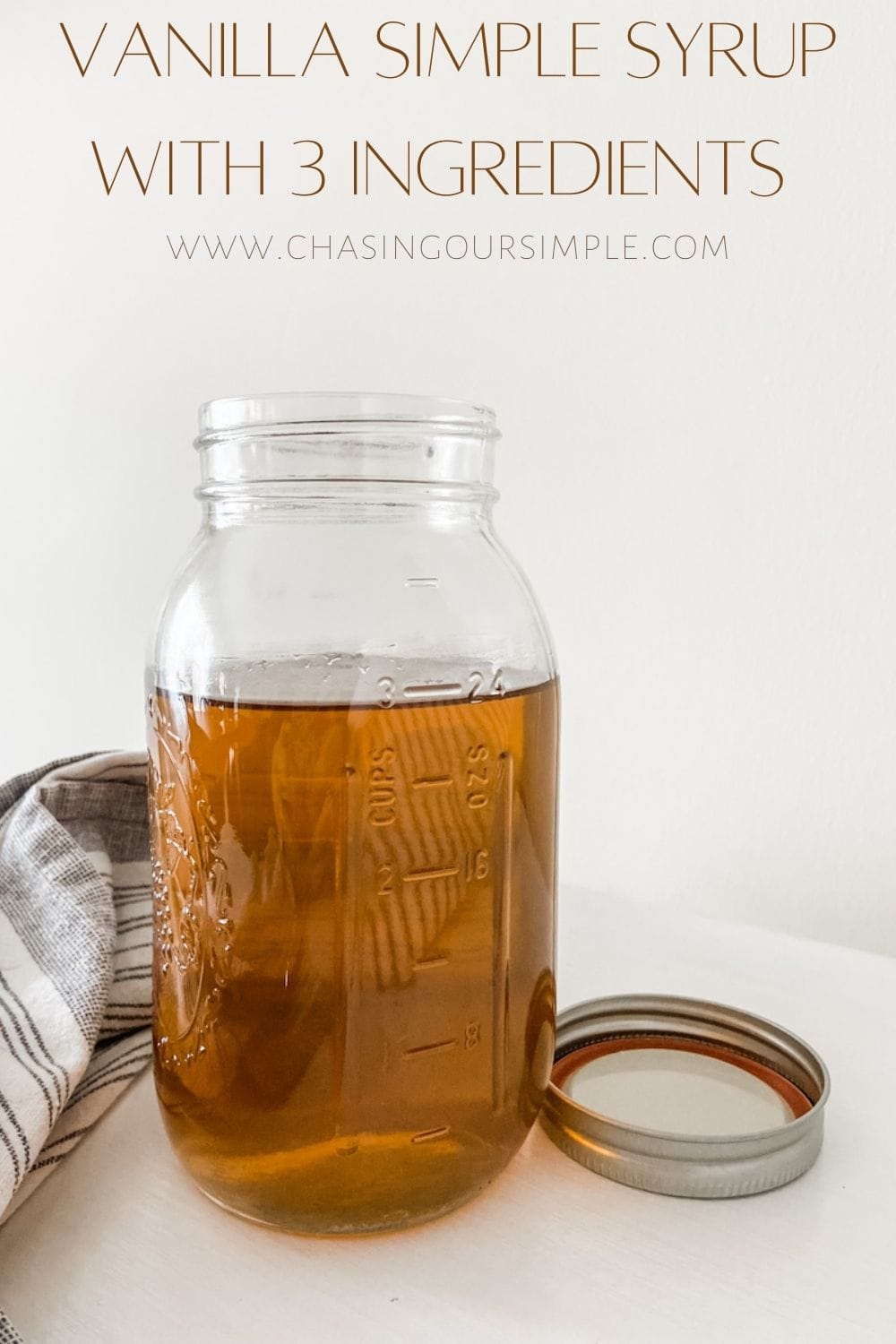 How to Make Simple Syrup - Chasing Our Simple