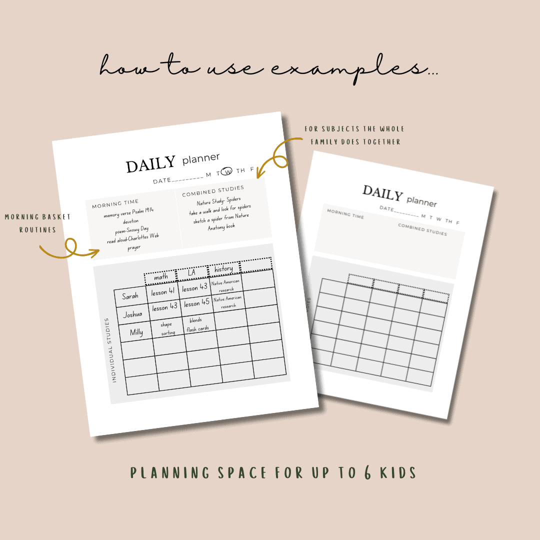 The Ultimate Printable Homeschool Lesson Planner - Chasing Our Simple