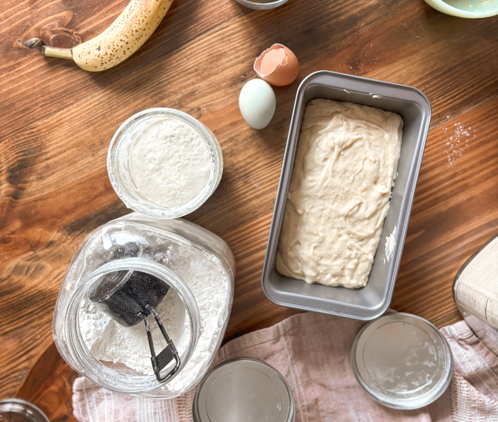 sourdough discard banana bread