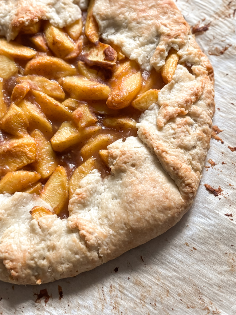 Easy Sourdough Peach Galette With Discard Pie Crust