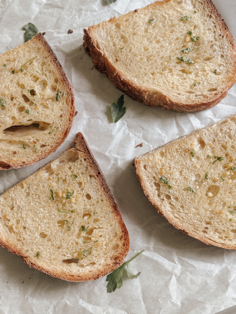 Easy Homemade Garlic Bread From Scratch