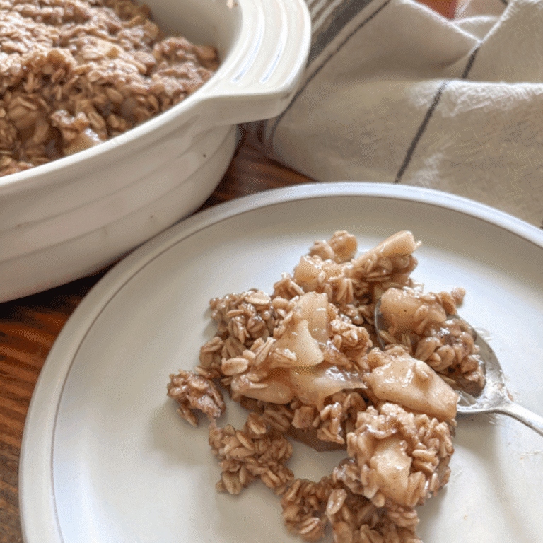 Easy Sourdough Apple Crisp Recipe 