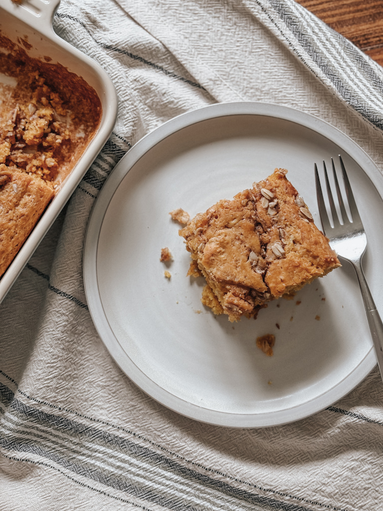 pumpkin coffee cake with pancake mix