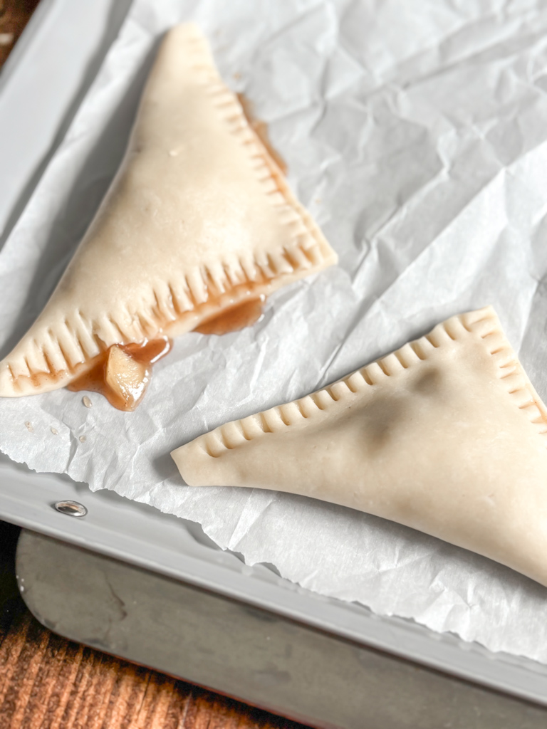 sourdough apple turnovers