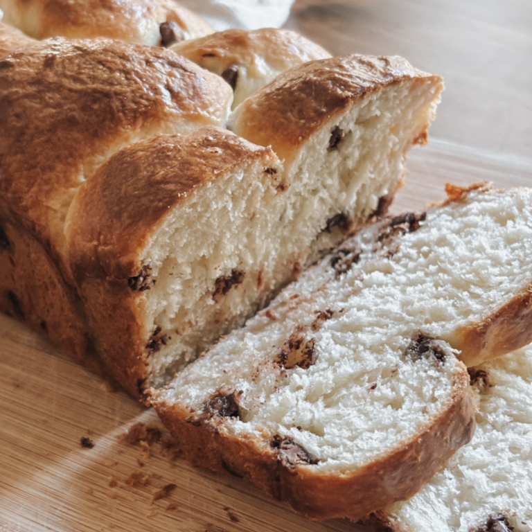 Sourdough Chocolate Chip Brioche Bread Recipe