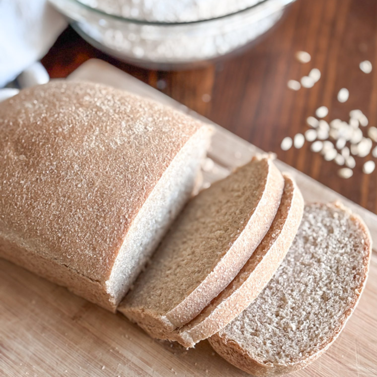 Sourdough Sandwich Bread Made with Fresh Milled Flour