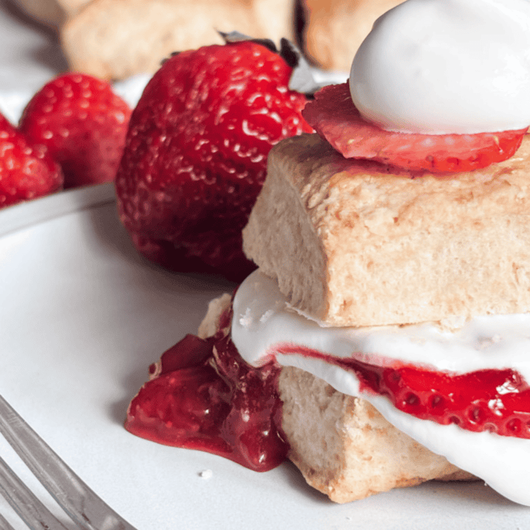 Easy to Make Sourdough Strawberry Shortcake