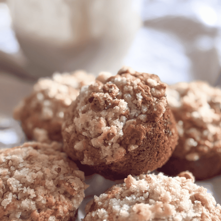 Best Sourdough Banana Muffins with Walnut Crumb Topping