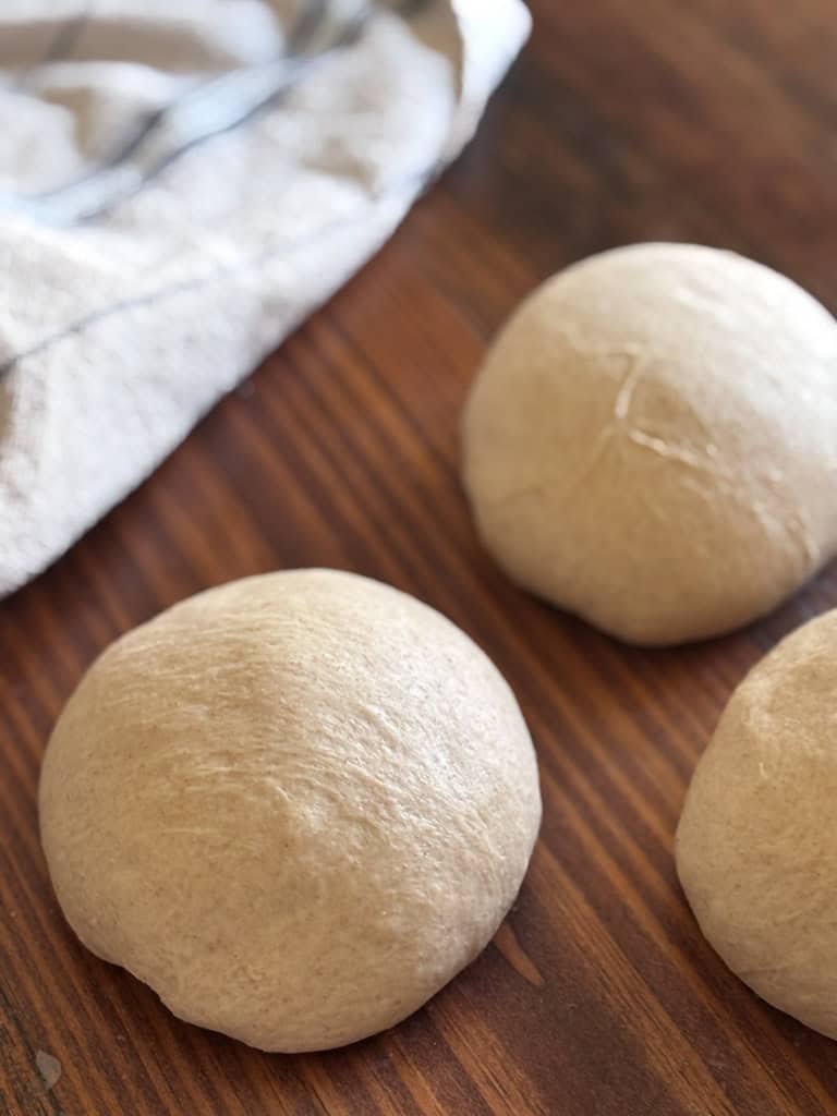 shaped dough loaves