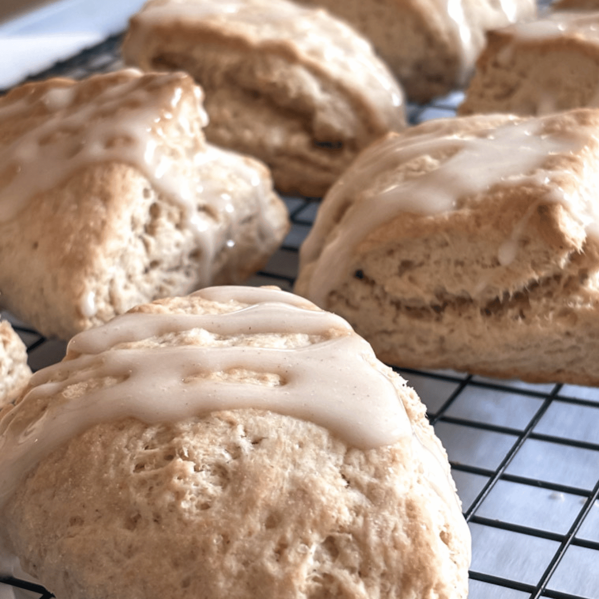 Easy Cinnamon Biscuits Made with Sourdough Discard