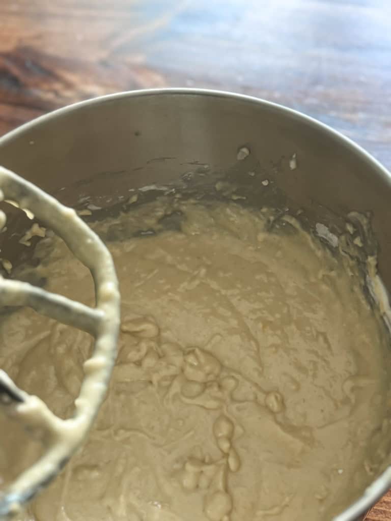 bowl of cake batter