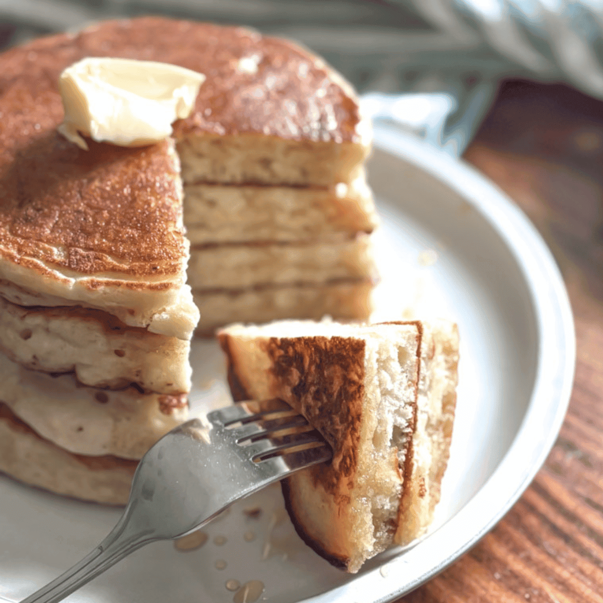 Sourdough Banana Pancakes Made with Discard