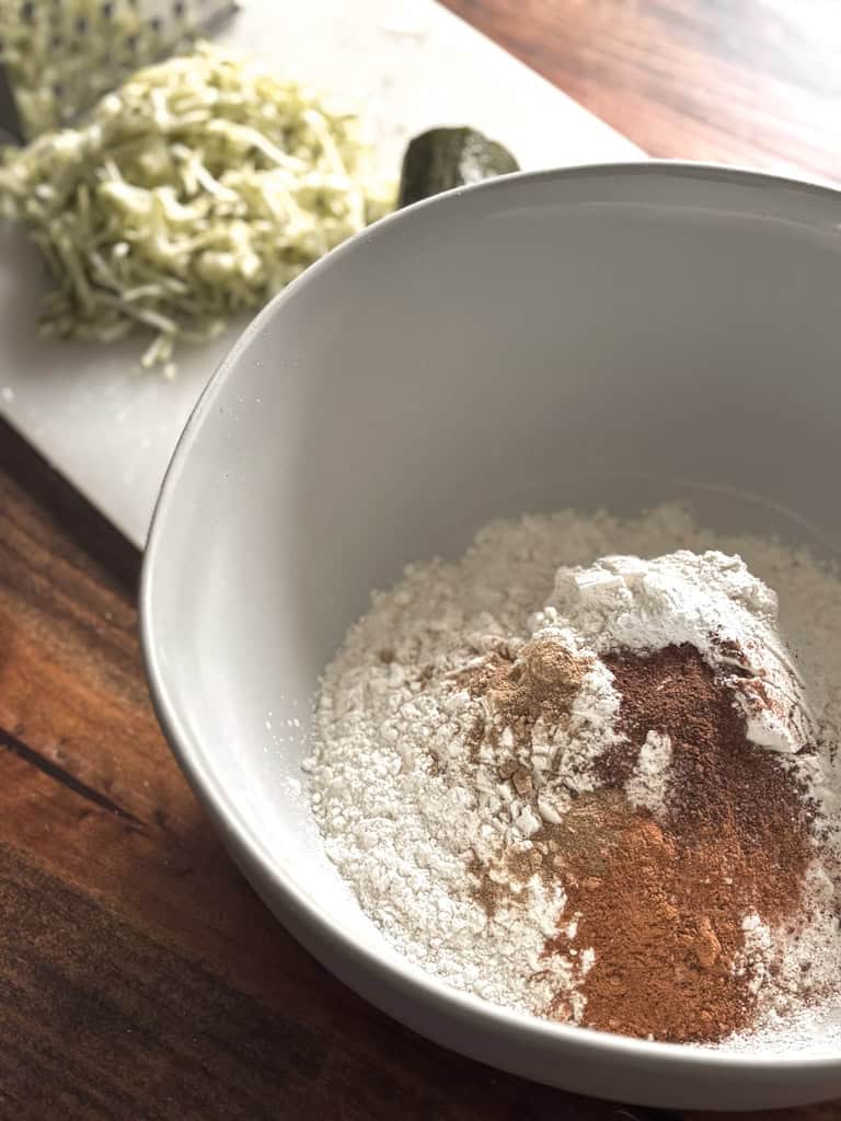 bowl of dry ingredients