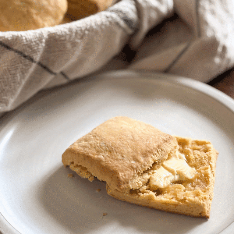 Fluffy Sweet Potato Biscuits with Sourdough Discard 