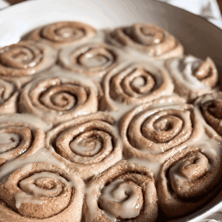 Whole Wheat Cinnamon Rolls with Fresh Milled Flour