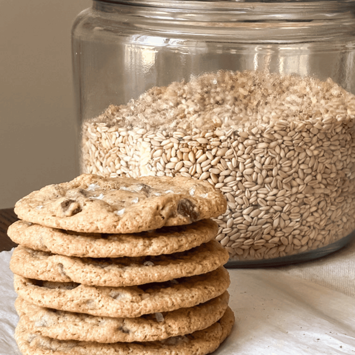 Soft & Chewy Fresh Milled Chocolate Chip Cookies 