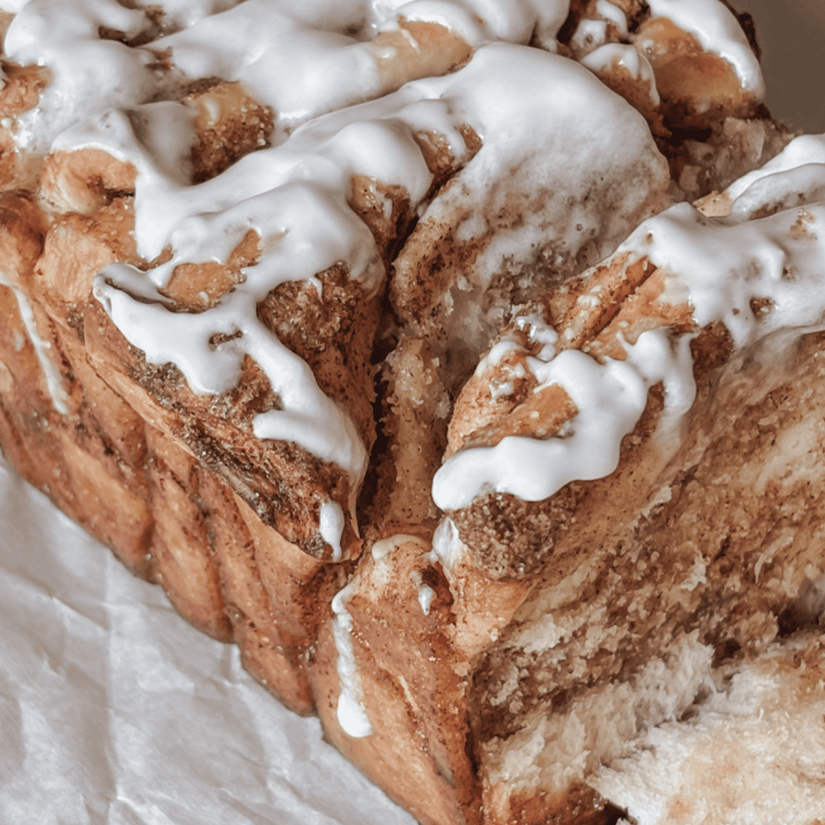 Pull Apart Cinnamon Sugar Sourdough Bread with Discard