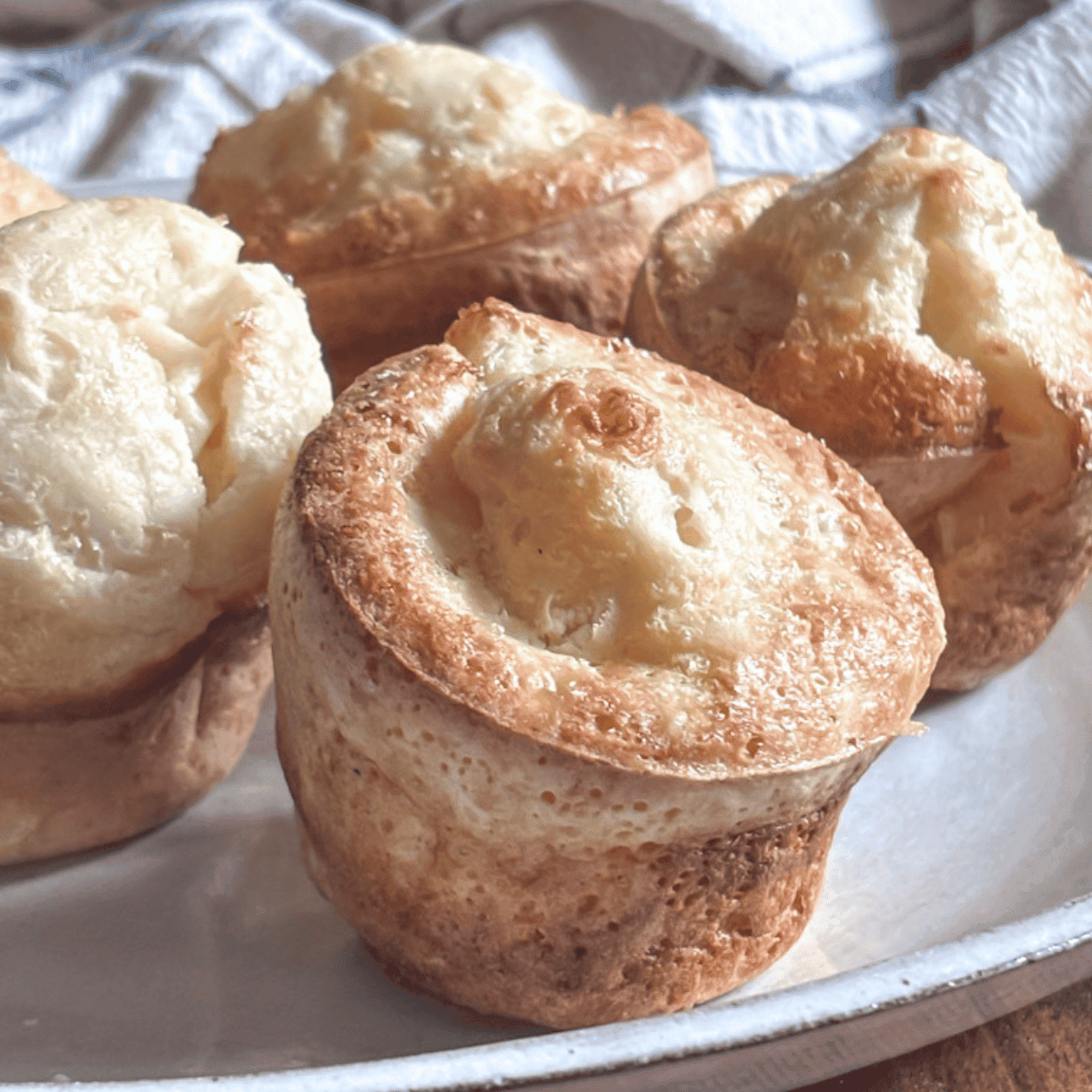 5 Ingredient Sourdough Popovers with Discard