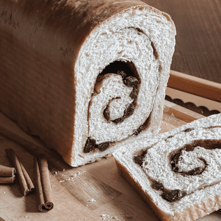 Soft Cinnamon Raisin Sourdough Bread 