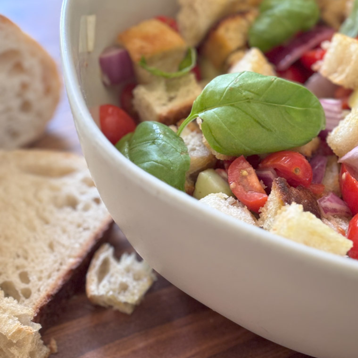 Sourdough Panzanella Salad (Easy Summer Bread Salad)